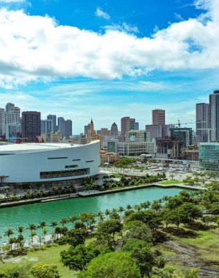 blue and pink painted wall