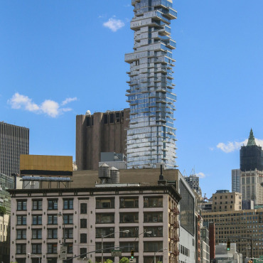 Spectacular view of Manhattan skyline featuring modern skyscrapers and vibrant city life.