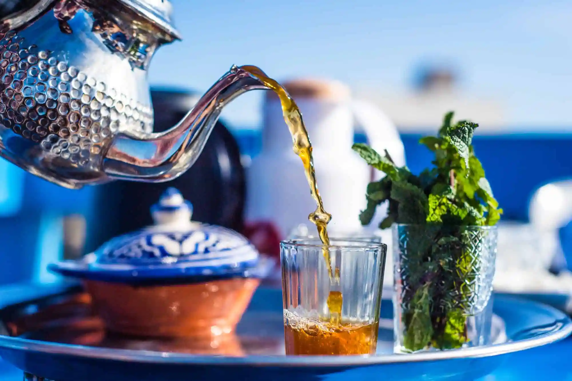 Moroccan mint tea