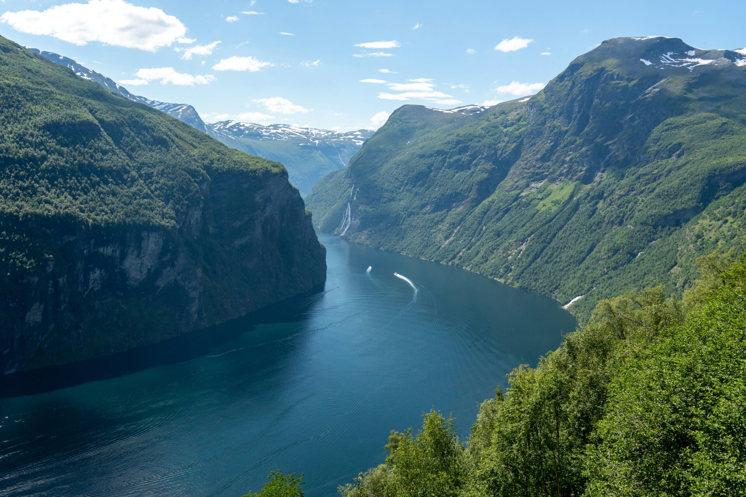 Geirangerfjord scenic view
