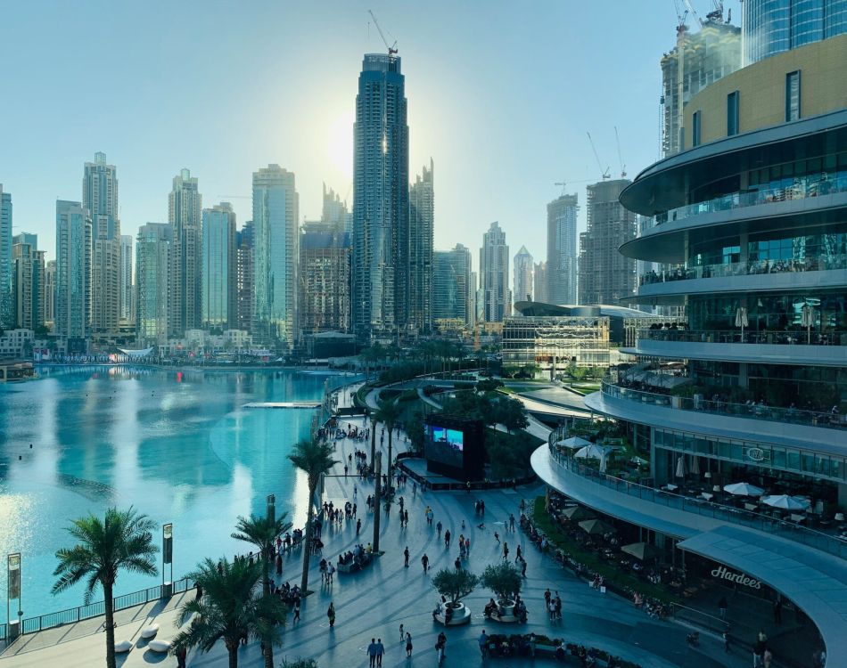 high rise buildings near sea during daytime
